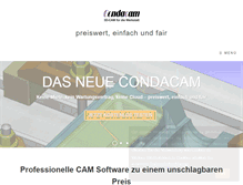 Tablet Screenshot of condacam-online.de